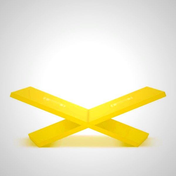 Assouline A Bookstand Solid Yellow | Luxury Book Display Stand